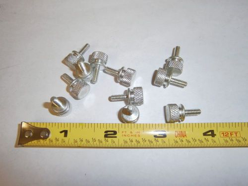 Raf 7103-s-1 stainless steel knurled thumb screw shoulder .375&#034; l lot of 10 #544 for sale