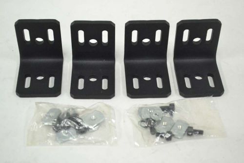 New sick 7021352 set of 4 fgsx-mblk steel mounting bracket assembly kit b347317 for sale