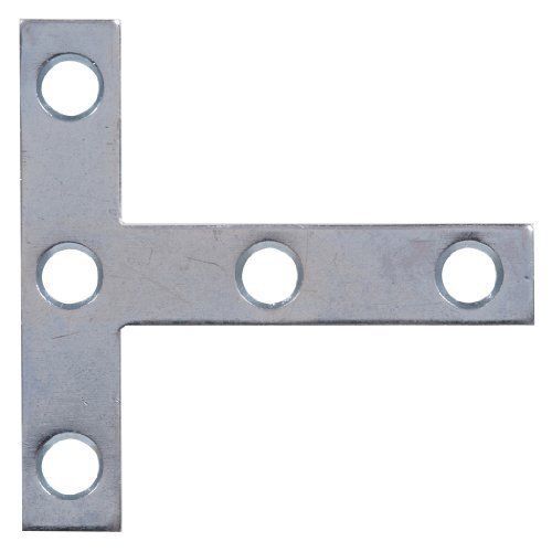 The Hillman Group 592582 T Plate  Zinc  3-Inch  by 3-Inch  2-Pack