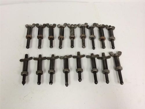 17 rare original cleco 7/16&#034; sheet metal clamp wing nut grip large fastener lot for sale