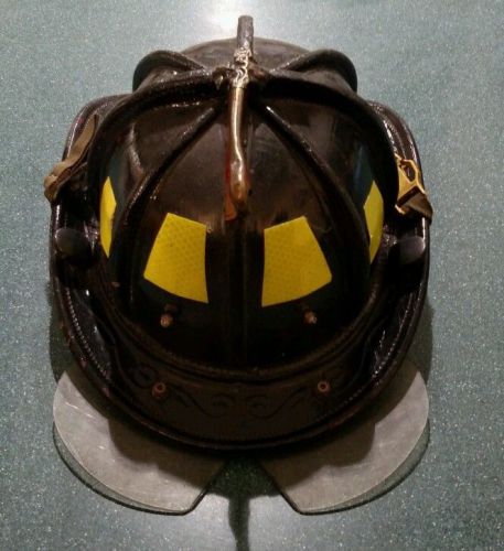 Cairns N6A Sam Houston black leather helmet &#034; New Yorker&#034; style