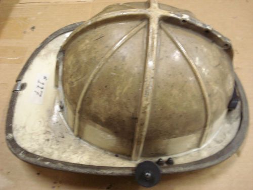 Cairns 1010 white helmet + liner firefighter turnout fire gear ......#117 for sale