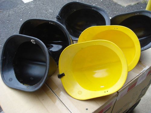 Helmet outer shells lot of 6 safeo firefighter turnout fire gear for sale
