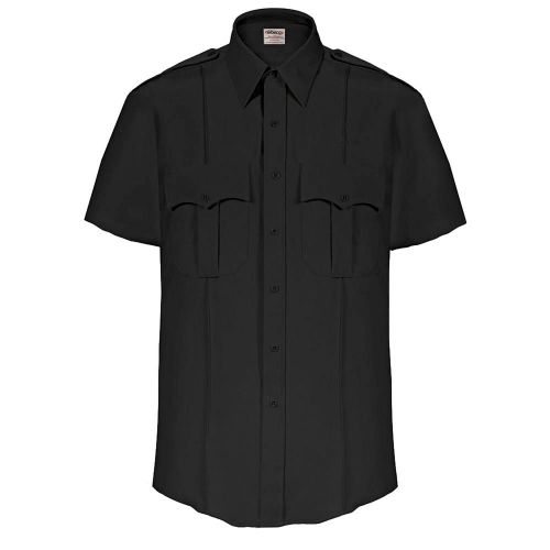 Elbeco paragon plus black uniform shirt short sleeve size 3xl * free shipping * for sale