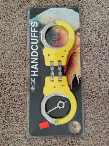 ASP Hinge Handcuffs, Yellow, 6112