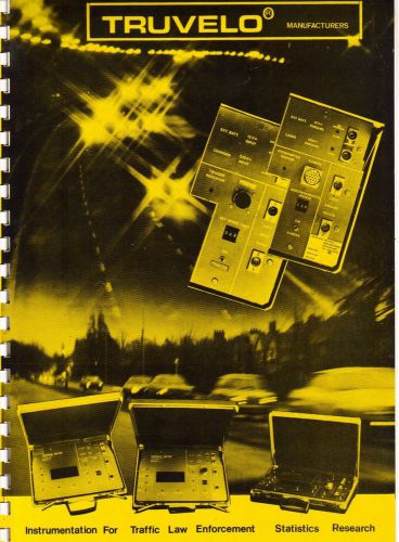 Instrumentation For Traffic Law Enforcement Catalog by TRUVELO Manufacturers