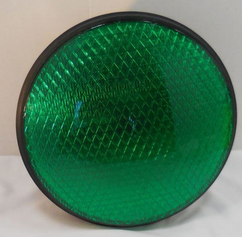 Dialight 12&#034; dia 120 Volt AC Electric Green LED Traffic Signal Light Module 503
