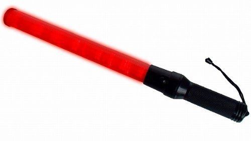 &#034;new&#034; led traffic wand 2 pattern light red safety baton parking police for sale