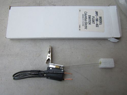 Columbus electric jmpc-100-4cc float switch spst nc new for sale