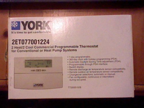 NEW YORK PROGRAMMABLE THERMOSTAT CONVENTIONAL  HEAT PUMP t7350b1028 2ET077001224