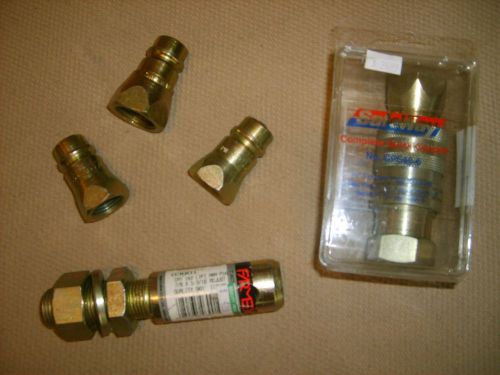 Tractor hydraulic fittings (set of 5) nib quick coupler nipple lift arm pin for sale