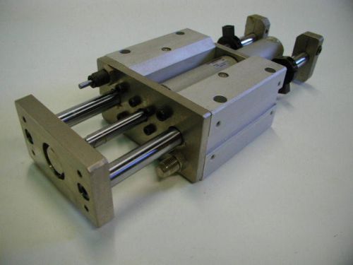 Smc pneumatic dual cylinder mggl b32-150 for sale