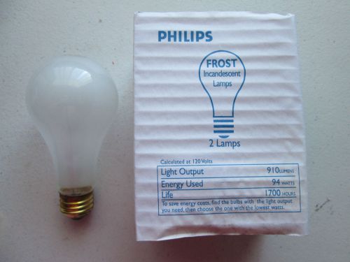 Lot of 60 100 watt bulbs new in box philips 27569-3 110a/rs/vs/br (ty) for sale