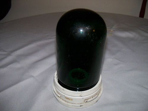 Vintage hubble  industrial green glass globe cover explosion proof light fixture for sale