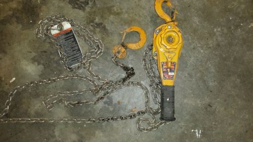 Harrington 1 ton chain hoist for sale