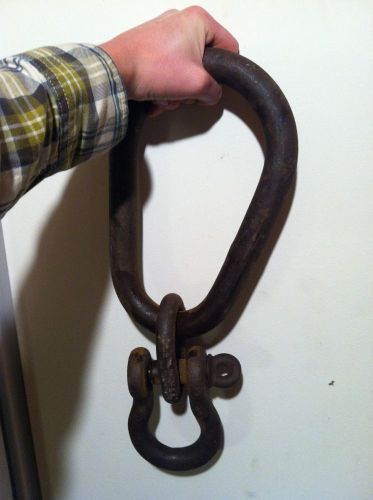 17&#034; giant large clevis crosby laughlin gyve industrial heavy duty anchor shackle for sale