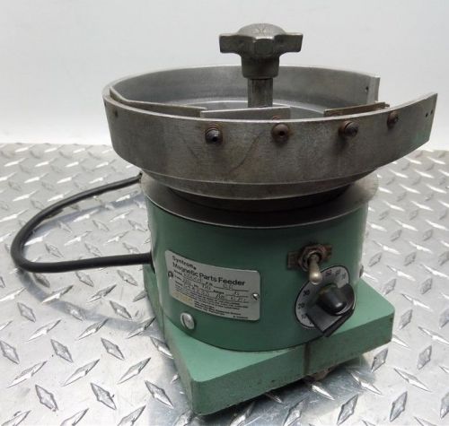 Syntron magnetic parts feeder conveyor 6&#034; bowl diameter model ebooe for sale