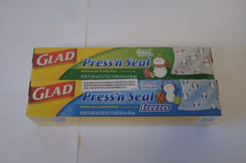 Glad Press&#039;n Seal Freezer Seasonal Winter Wrap - 50/70 square feet