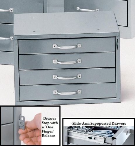 Lockable 4 Drawer Unit for Small Storage in Your Van - 18&#034;W x 12&#034;D x 12&#034;H