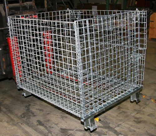 Old Stock (10) Chrome Cage Storage Shelves 32&#034; x 38&#034; 30-1/2&#034; O.D.