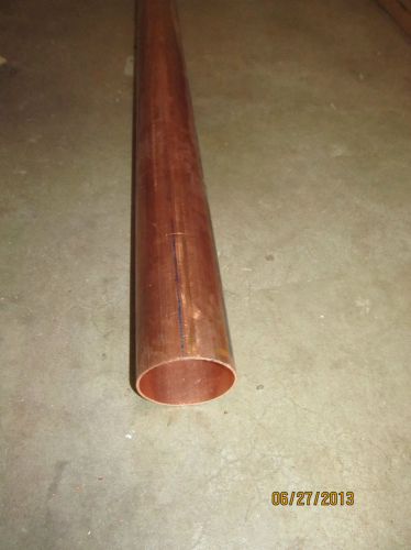 2&#034; copper pipe type dwv $14.50 ft! moonshine still reflux pot column hard drawn for sale