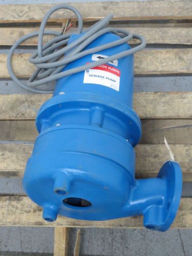 Goulds ws3037d4 750rpm 3 in 2-7/8 in 575v-ac 3hp sewage submersible pump b316982 for sale