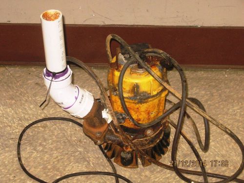 Wacker PS2 400 Submersible 2&#034; Electric Trash Water Pump 110V, and float switch