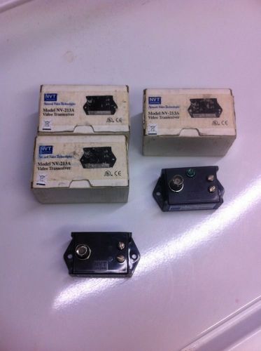 NVT NV-213A Video Transceiver - NVT NV-212A, A Lot Of 4 NV-213a, And One NV-212