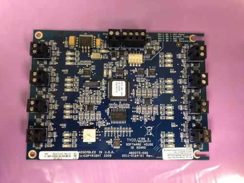 Software house (tyco fire &amp; security products) i8 input board as0073-000 for sale