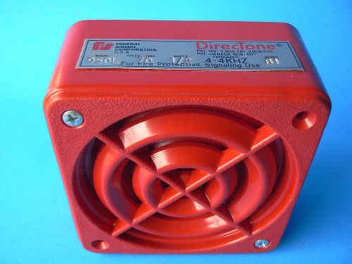 Federal Signal Corp Loudspeaker Red Model 950L 70BG Alarm System Office Home