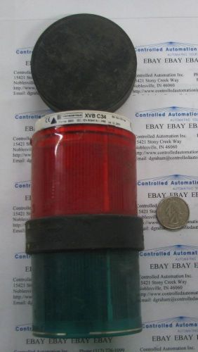 Telemecanique Stacklight, Red/Green, XVB C34/XVB-C34