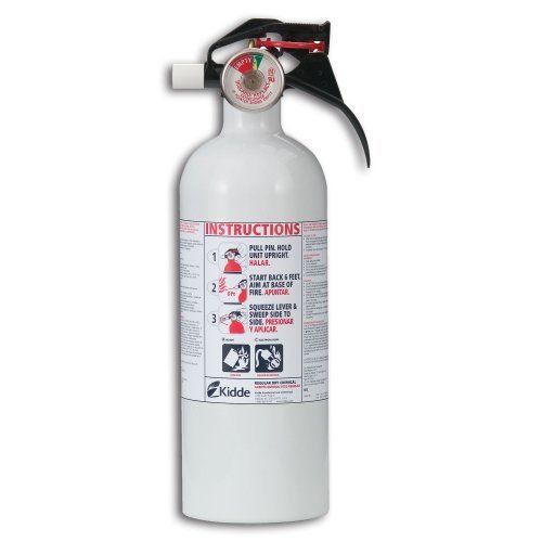 Kidde Mariner 2 lb BC Fire Extinguisher w/ Nylon Strap Bracket (Disposable)