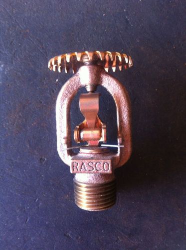 Rasco Sprinkler Head Bronze, 1/2 Inch 165 Deg-F / 74 deg-C NOS