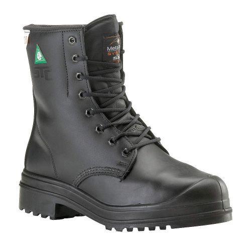 Work Boots,  8 In.,  Steel Toe,  Blk,  4,  PR 22002-4