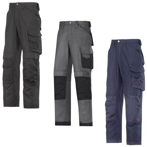 Snickers Work Trousers with Kneepad Pockets . Canvas+. UK DEALER-3314