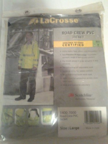 LaCrosse road crew pvc rain jacket