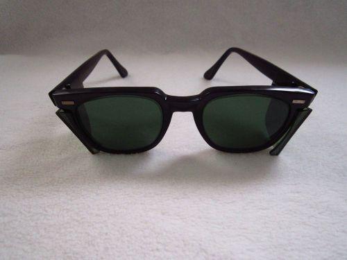 1968 vtg american safety spectacles green tint goggles cycle steampunk no box for sale