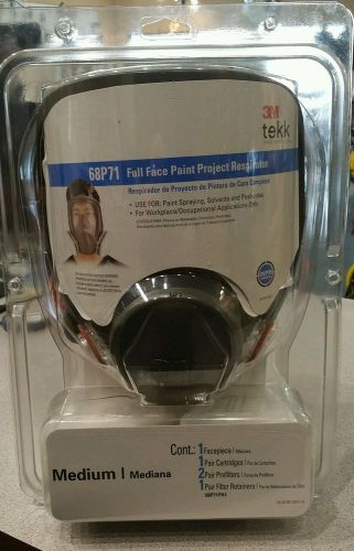 3M 67P71PA1-A Tekk Protection Full Face Paint Project Respirator