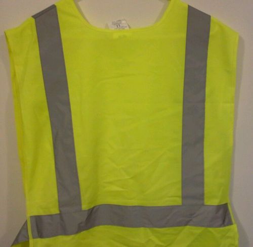 Yellow Safety Vest (one size ) Velcro Strap Closure
