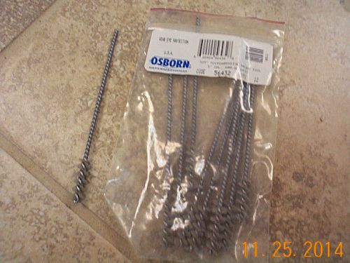 36 new Osborn .325&#034; Flexhone Brushes Tool 5&#034; OAL 600 AO Grit Gunsmith Chamber