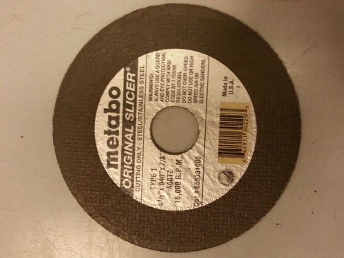 Metabo slicer 55.331 cutting wheels 4.5&#034; x .040&#034; x 7/8&#034; - 50 pack for sale