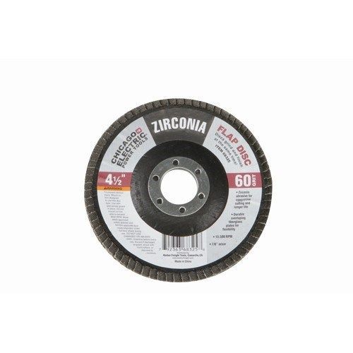4-1/2 in 60 grit 13500 rpm long lasting zirconia disc cut grind &amp; feather metal for sale