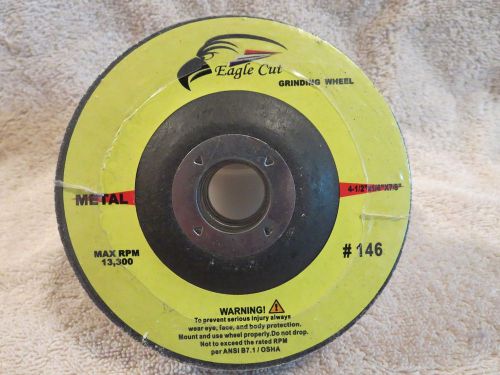 Eagle grinding discs 4 1/2 in. diameter x 1/4 in. thick x 7/8 in. arbor