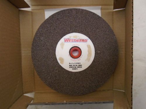 WESTWARD BENCH GRINDING WHEEL 8&#034; X 1&#034; X 1&#034;  NEW FREE SHIPPING TO US