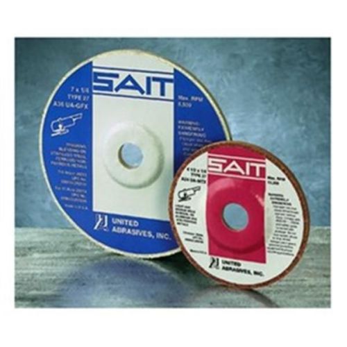Sait 29201 4x1/4x5/8 a36 cotton fiber, latex bond blending wheels |pkg.10 for sale