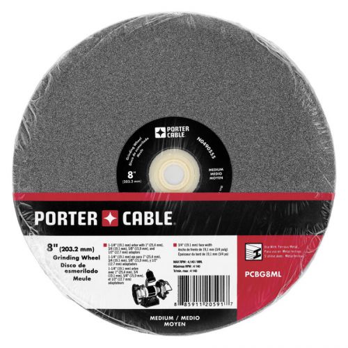 PORTER-CABLE 8-Inx 3/4 x 1-In Medium Bench Grinding Wheel