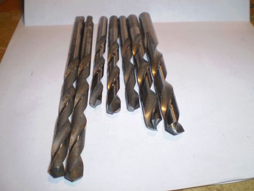 LOT OF 7 ASSORTED CARBIDE TIPPED MACHINE DRILLS