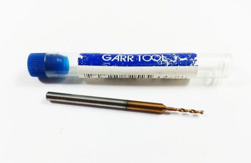 1.20mm garr carbide 5xd helica coated 140-degree-pt 2 flute micro drill (j397) for sale