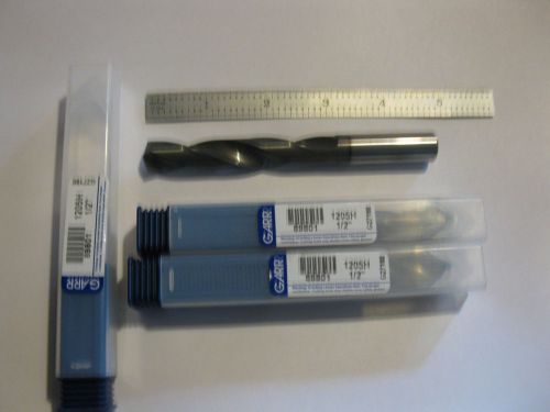3 new garr 1/2&#034; solid carbide drills.coated.