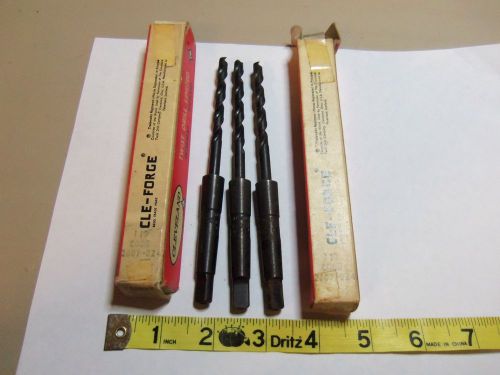 Lot Of 5 CLE-FORGE Cleveland Taper Shank LTR C  110  Drill Bits